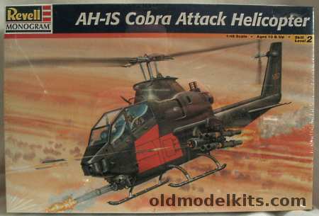 Monogram 1/48 AH-1S Cobra Attack Helicopter, 85-5444 plastic model kit